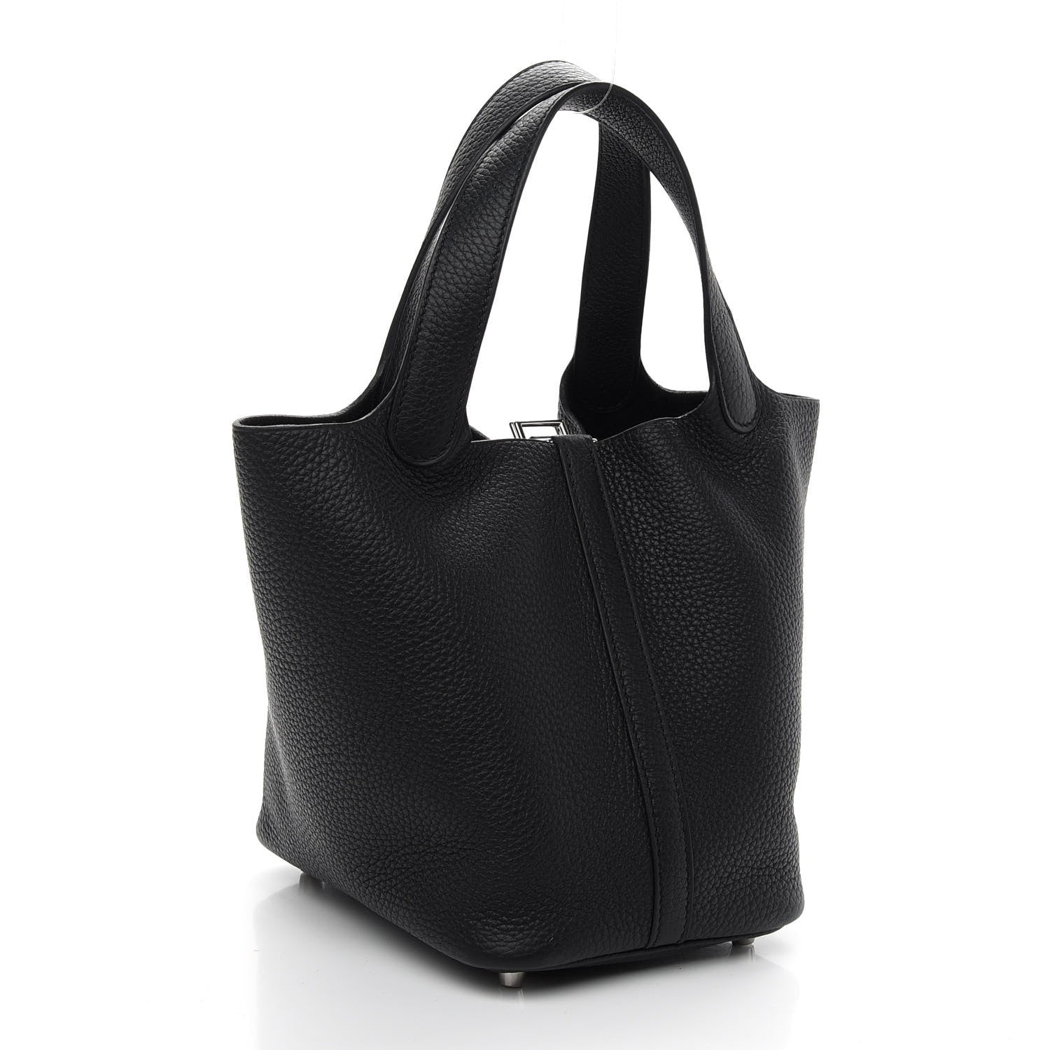 Hermes Taurillon Clemence Picotin Lock 18 PM Black 3 of 8