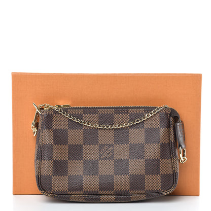 Louis Vuitton Damier Ebene Mini Pochette Accessories 8 of 8