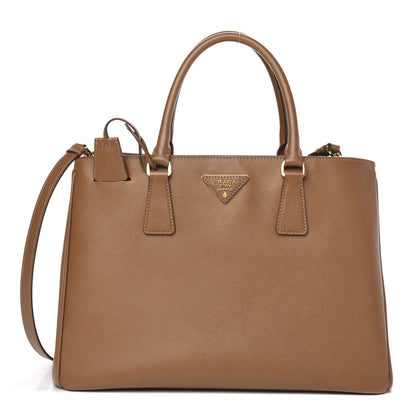 Prada Saffiano Lux Medium Tote Caramel 1 of 12