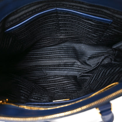 Prada Saffiano Large Galleria Double Zip Tote Bluette 4 of 8