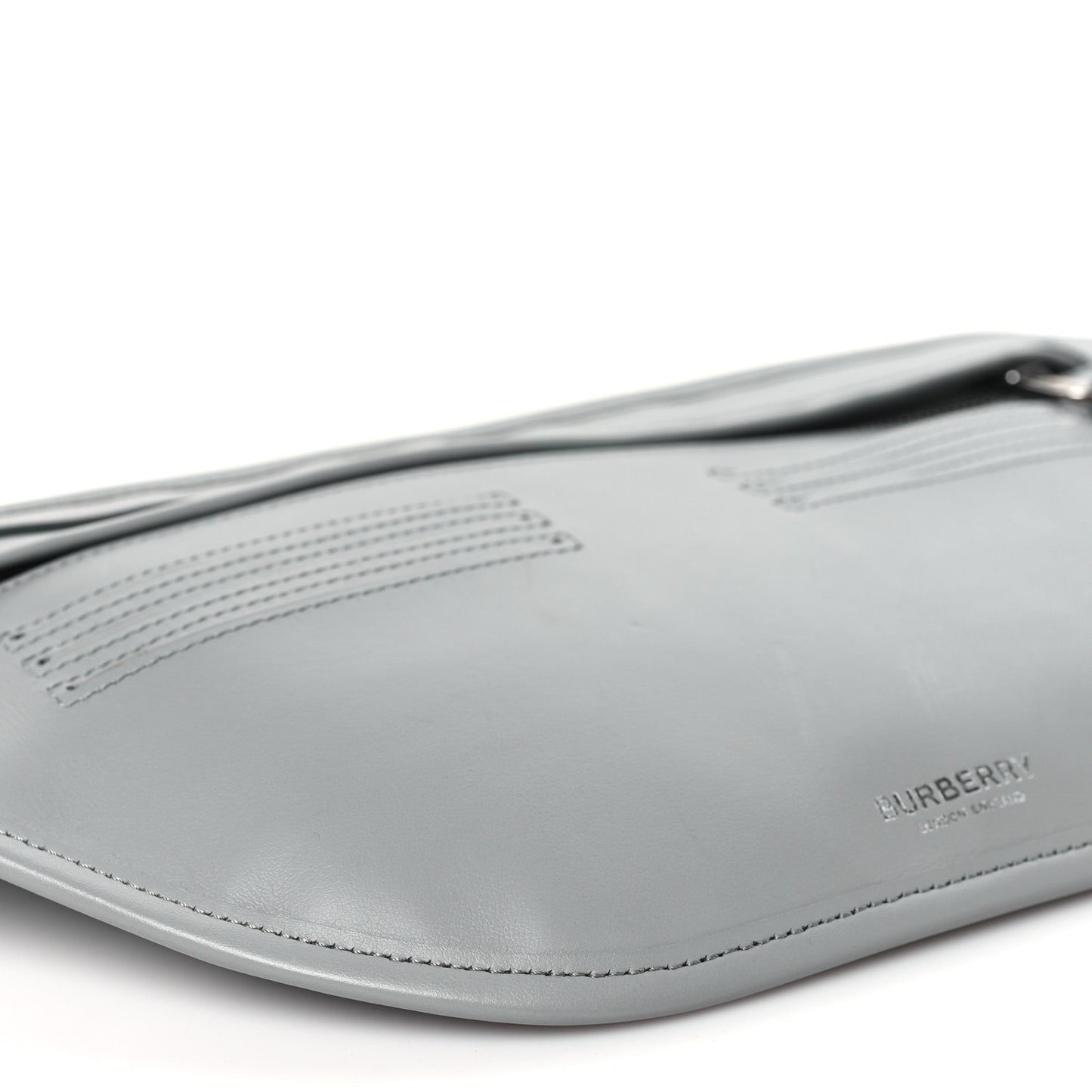 Smooth Calfskin Brummell Bum Bag Grey