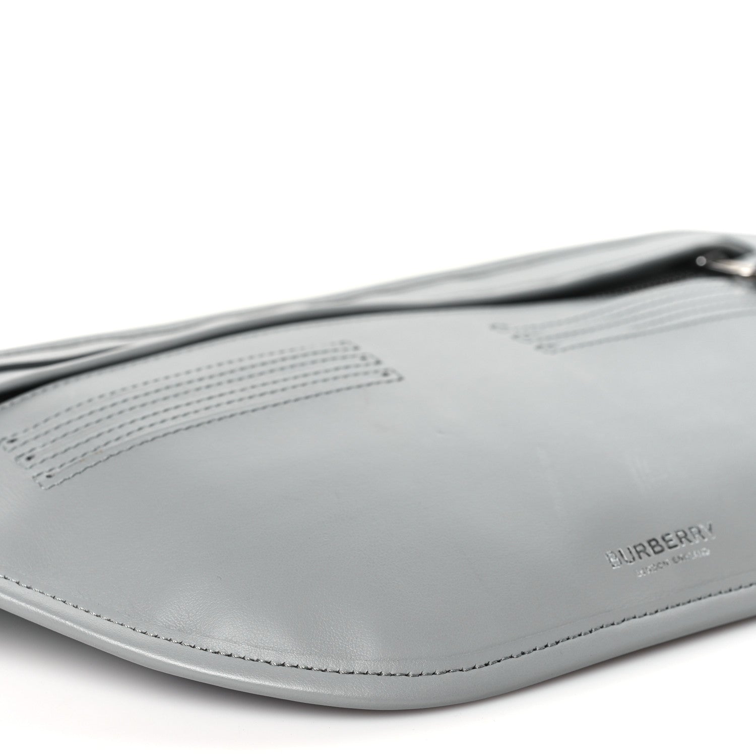 Burberry Smooth Calfskin Brummell Bum Bag Grey 8 of 9