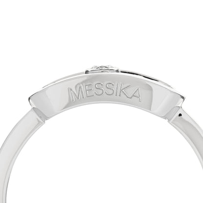 Messika 18K White Gold Diamond Move Uno Ring 55 7.25 4 of 7