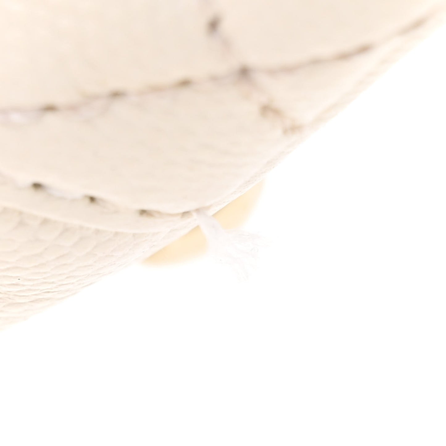 Caviar Quilted Extra Mini Coco Handle Flap White