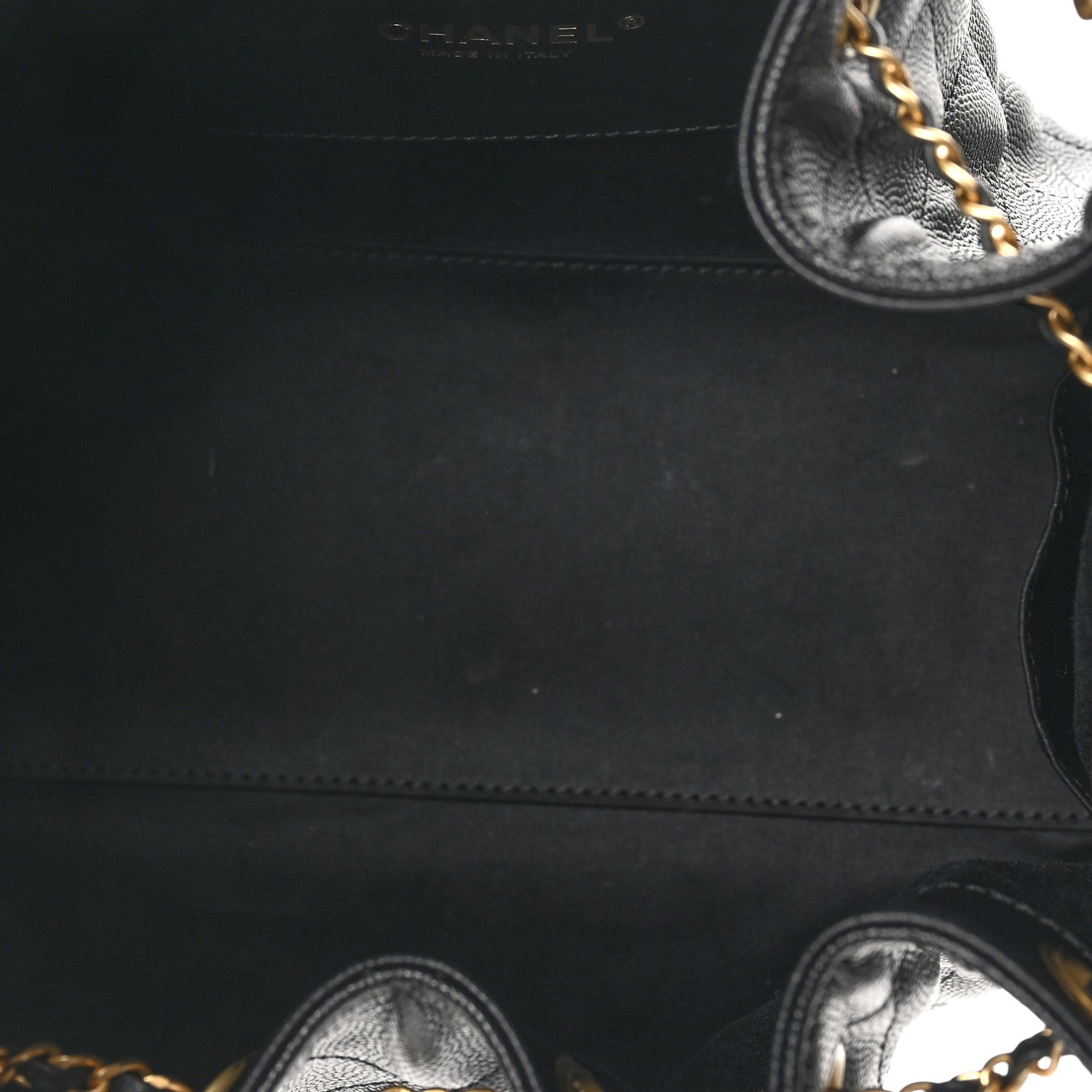 Chanel Caviar Quilted Small Chanel 25 Handbag Black 5 of 9