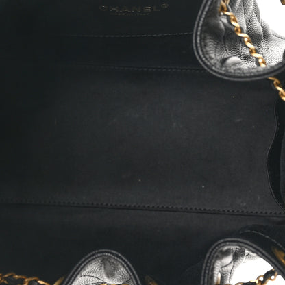 Chanel Caviar Quilted Small Chanel 25 Handbag Black 5 of 9