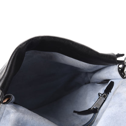 Prada Glace Calf Etiquette Flap Black Astrale 5 of 10
