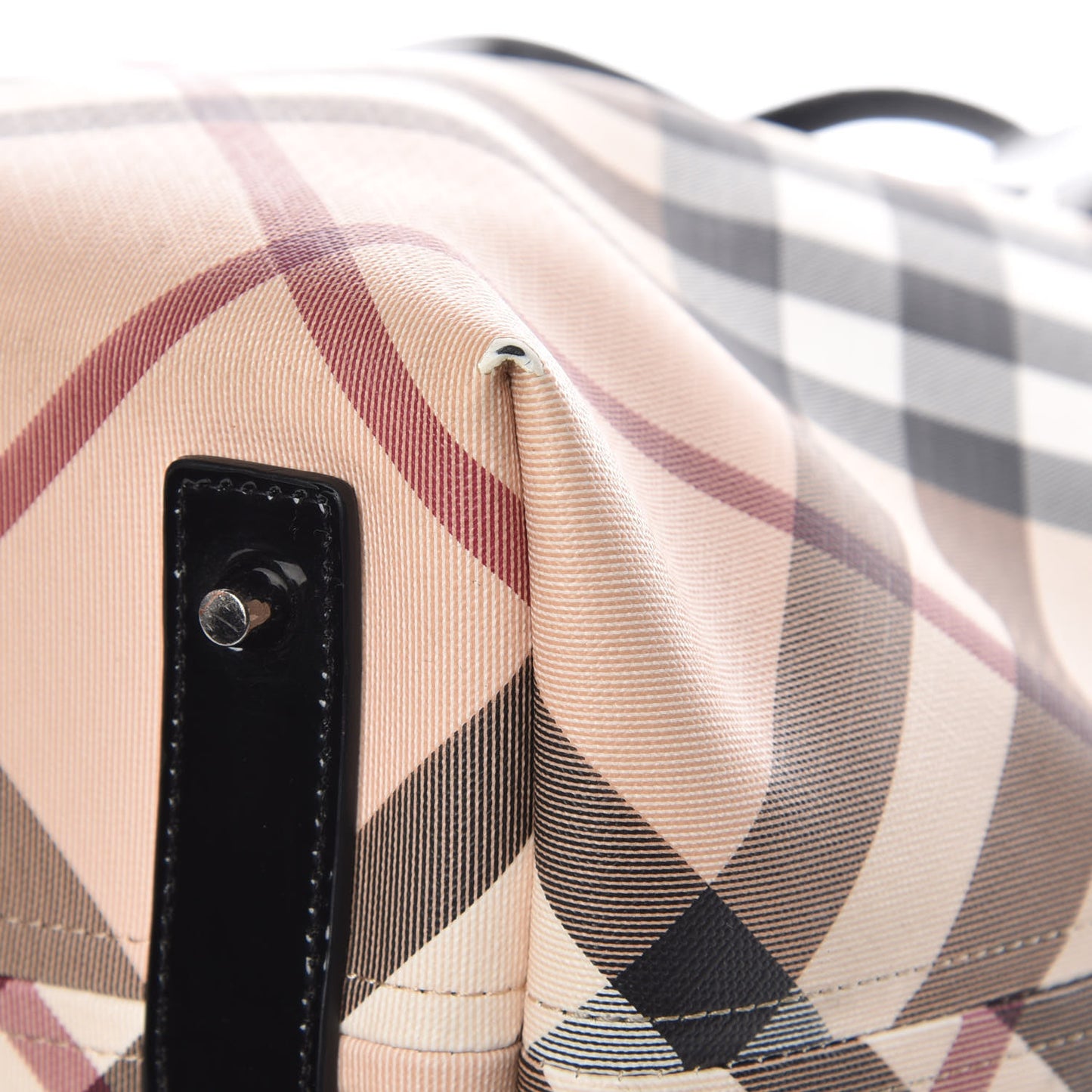 Nova Check Large Nickie Tote Black