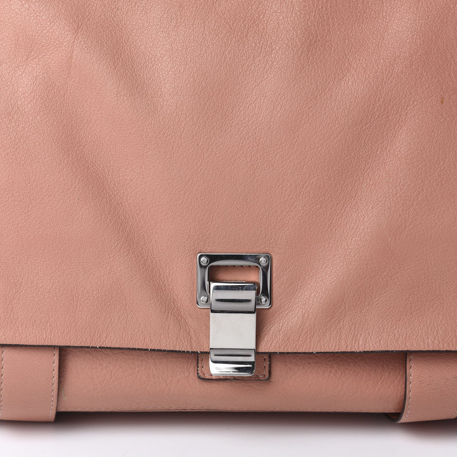 Proenza Schouler Calfskin Double Sided PS Courier Bag Coral Honey 18 of 18