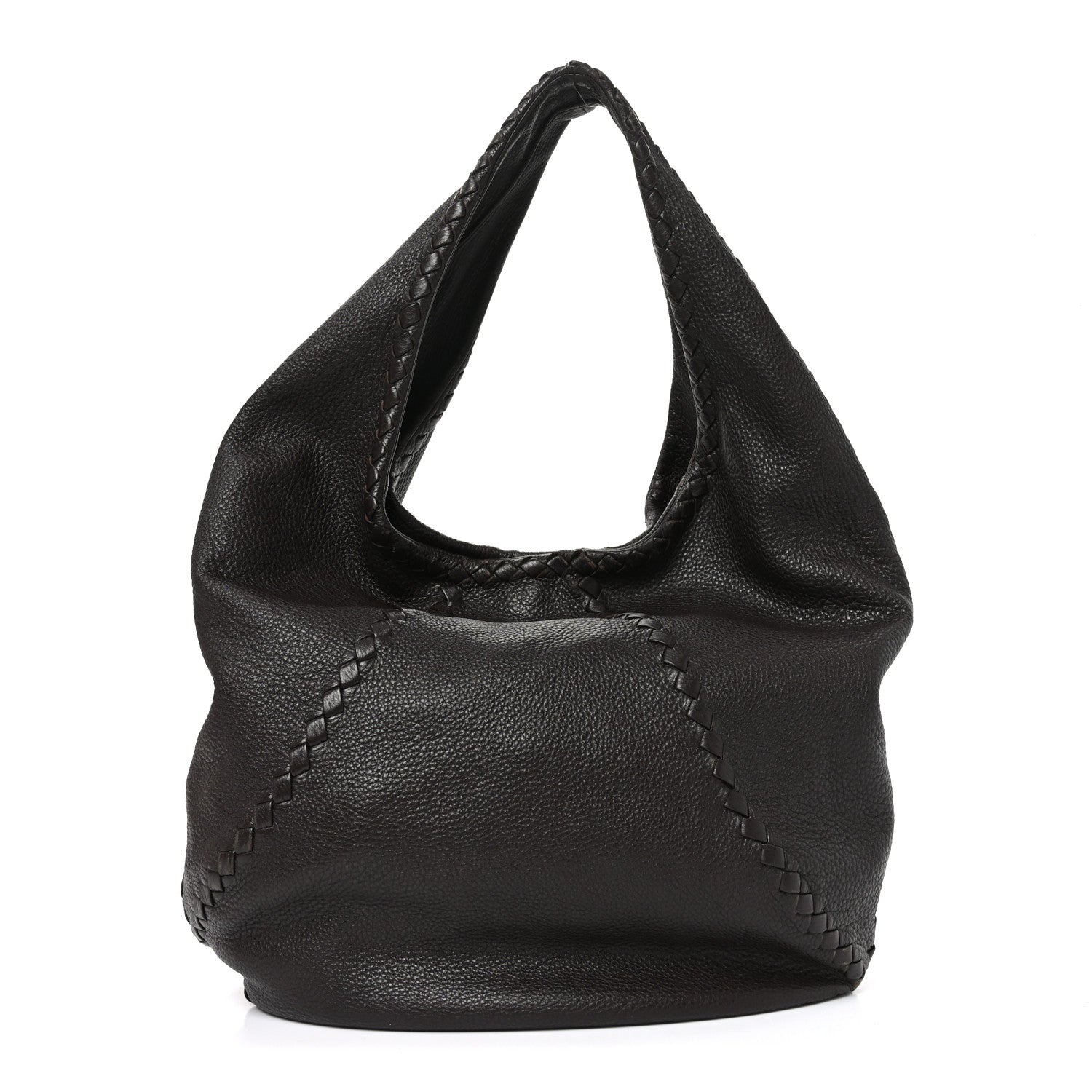 Bottega Veneta Cervo Deerskin Large Hobo Ebano 1 of 12