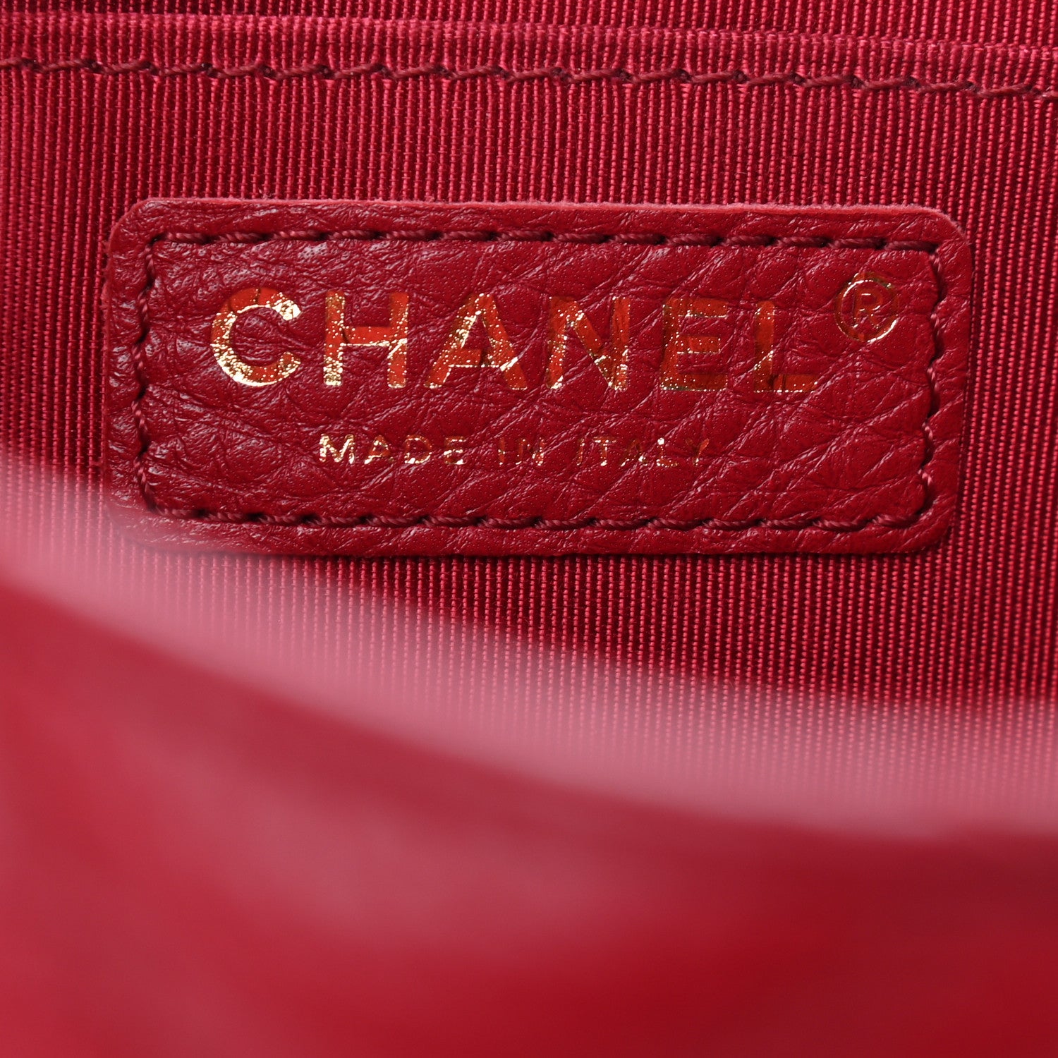 Chanel Calfskin Quilted Small XXL Travel Flap Bag Red 6 of 9