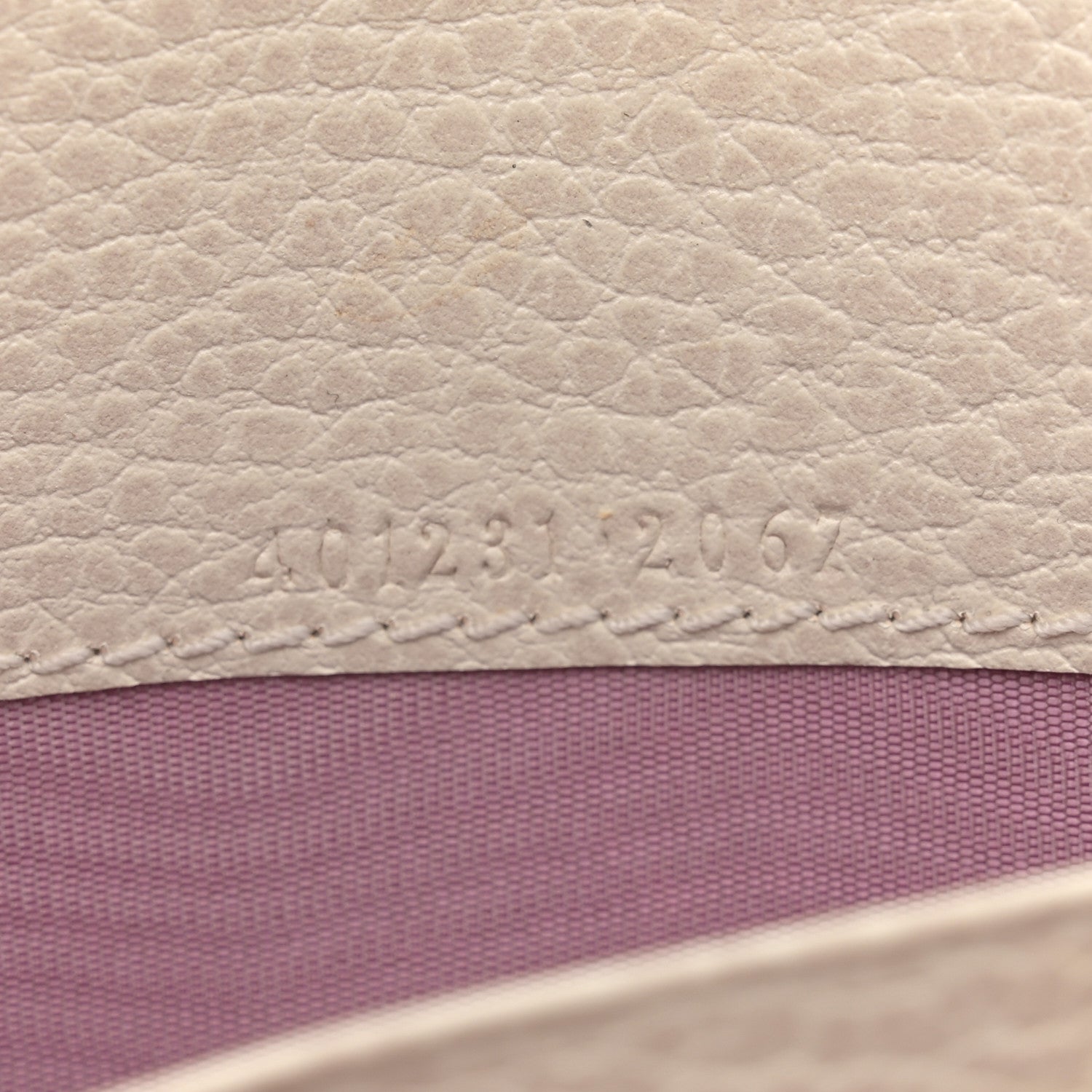 Gucci Dollar Calfskin Mini Dionysus Chain Wallet Mystic White 8 of 13