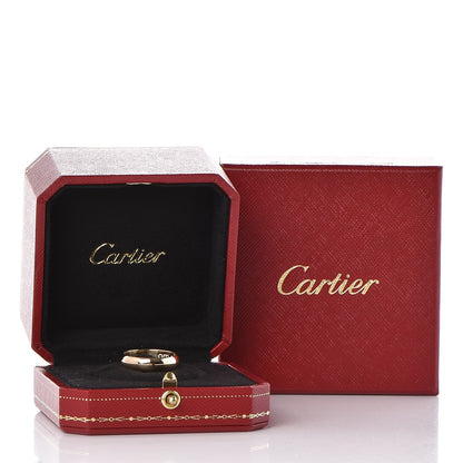 Cartier 18K Yellow Gold 5mm Wedding Band 58 8.5 10 of 10