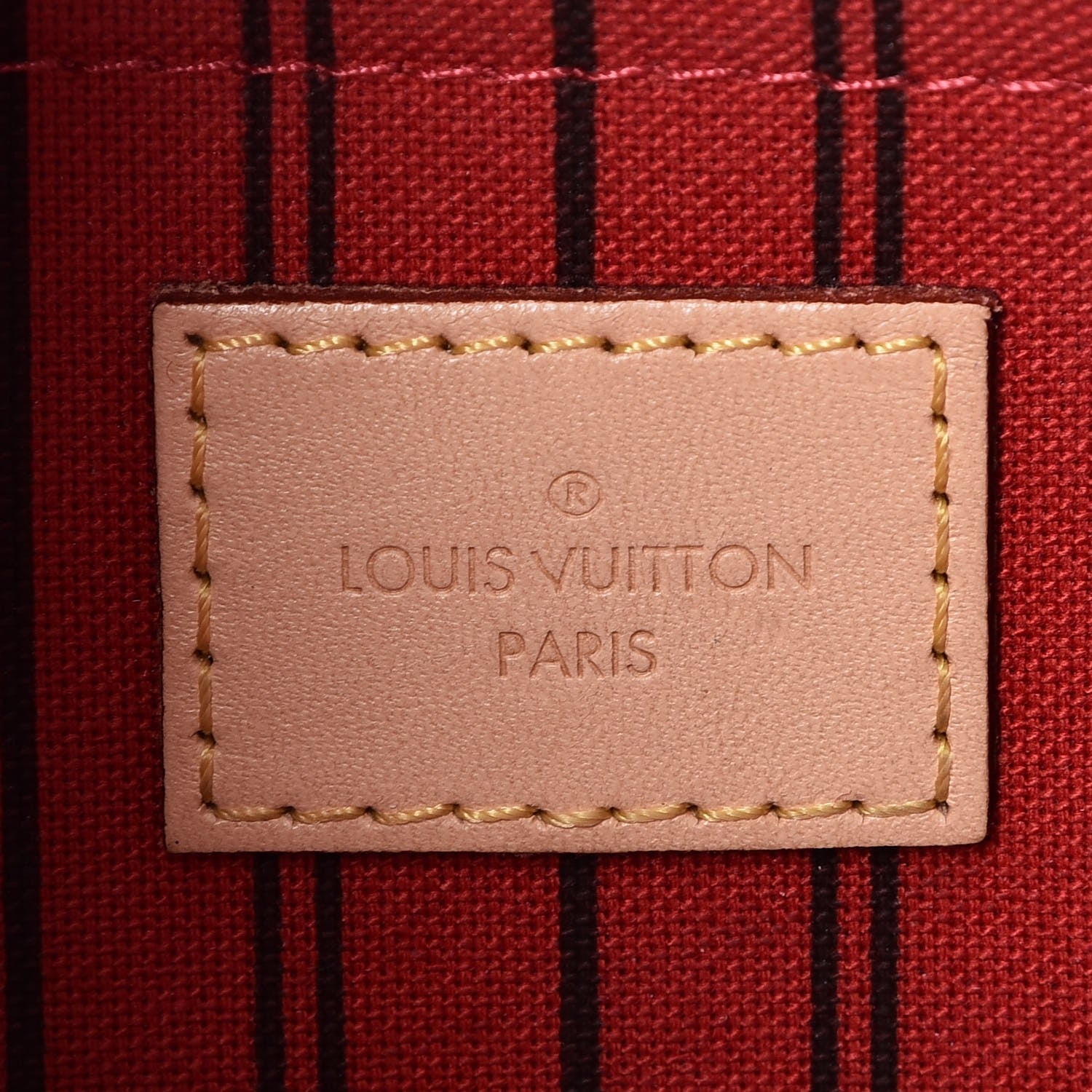 Louis Vuitton Monogram Neverfull MM GM Pochette Cherry 6 of 8
