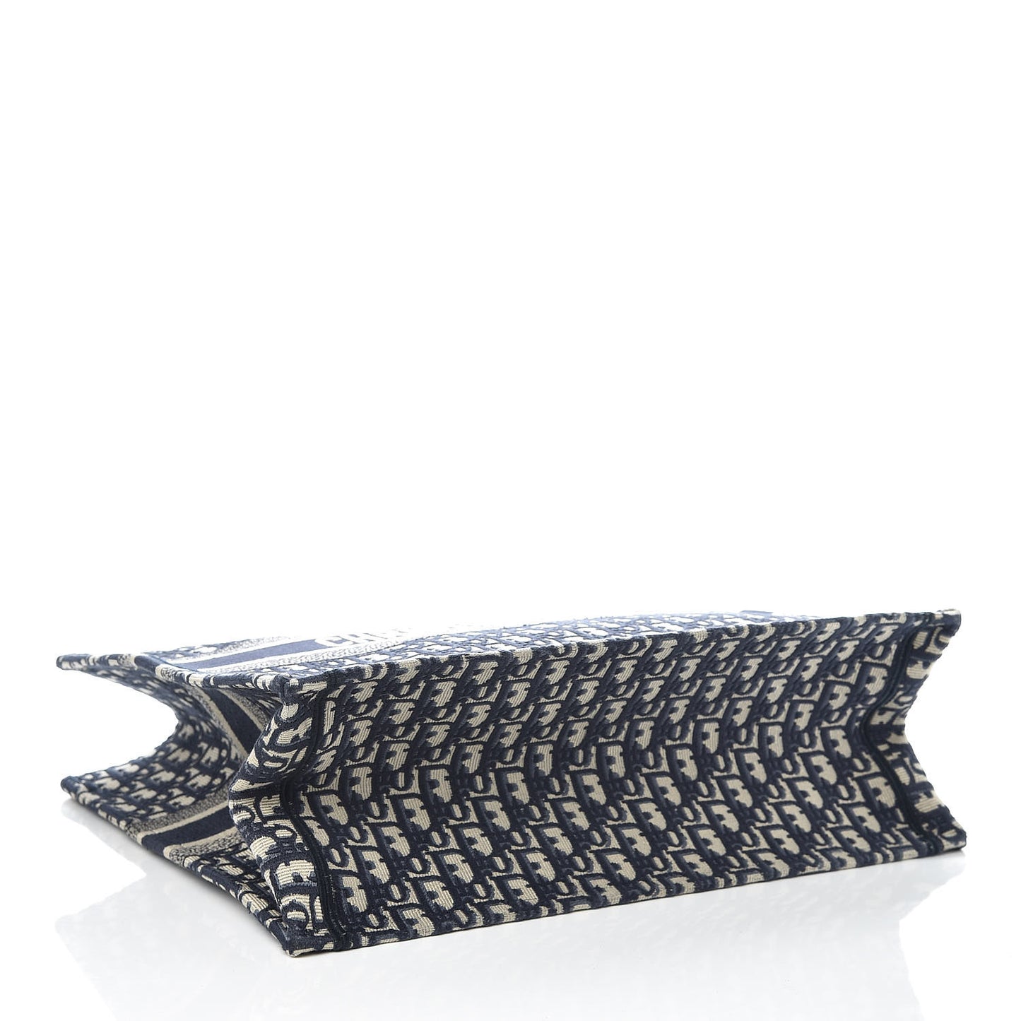 Oblique Book Tote Blue Multicolor