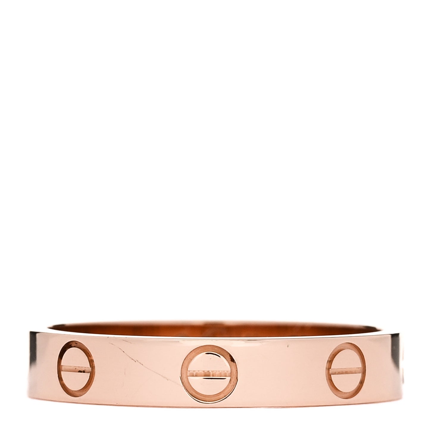 18K Pink Gold 3.5mm LOVE Wedding Band Ring 56 7.75
