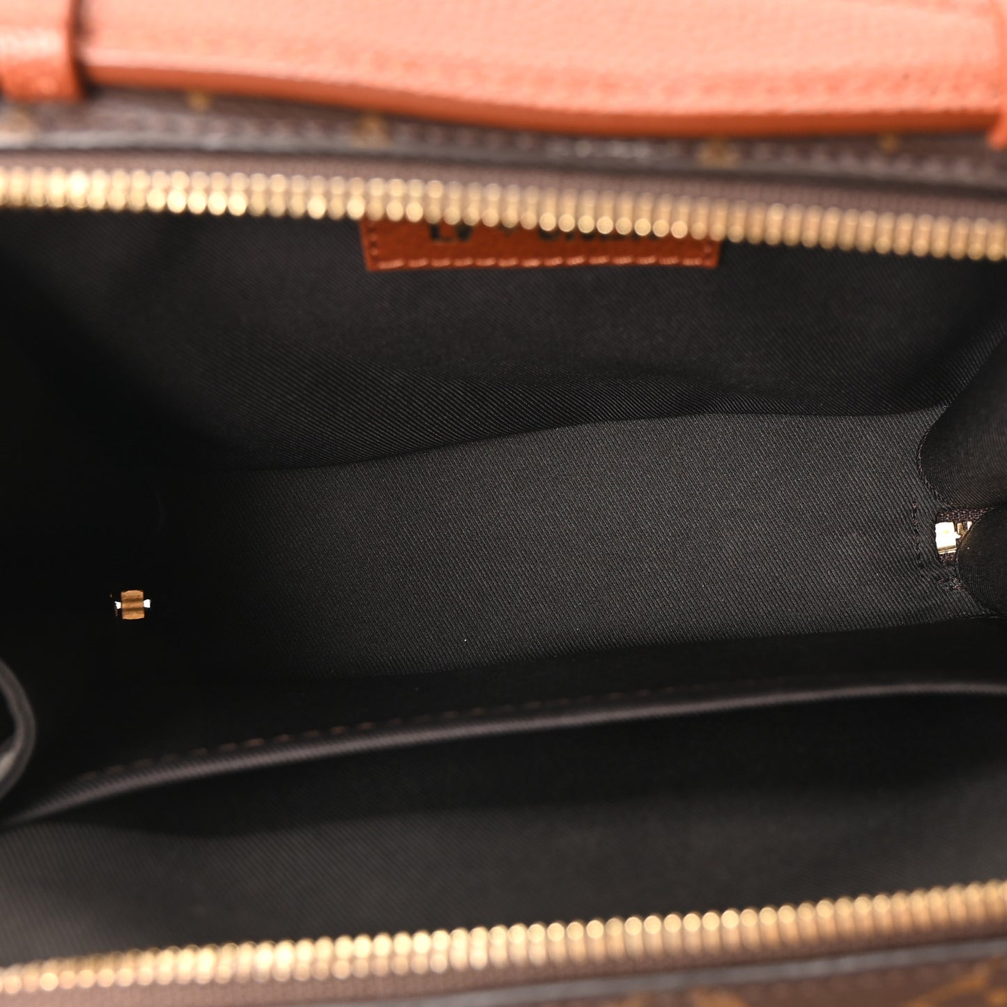 X NBA Grained Calfskin Monogram Handle Trunk Brown