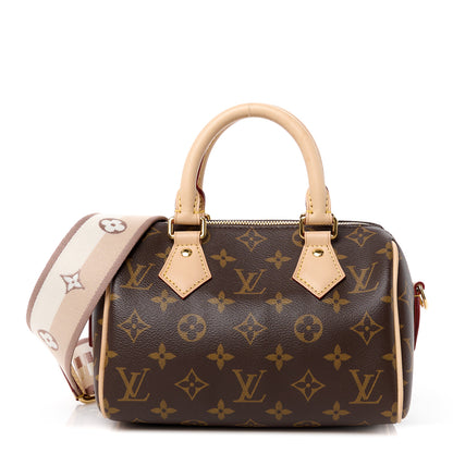Louis Vuitton Monogram Speedy Bandouliere 20 Beige 1 of 10