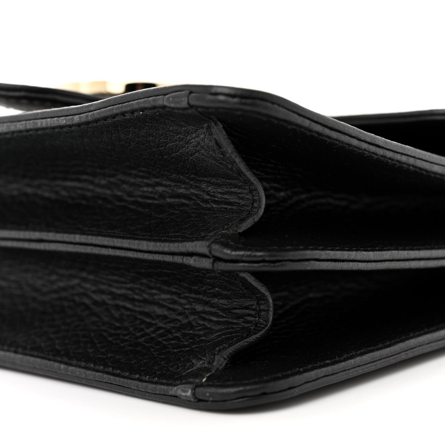 Gucci Dollar Calfskin Small Interlocking G Shoulder Bag Black 10 of 12