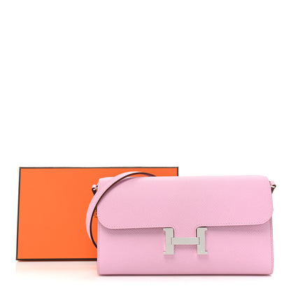 Hermes Epsom Constance Wallet To Go Mauve Sylvestre 14 of 14