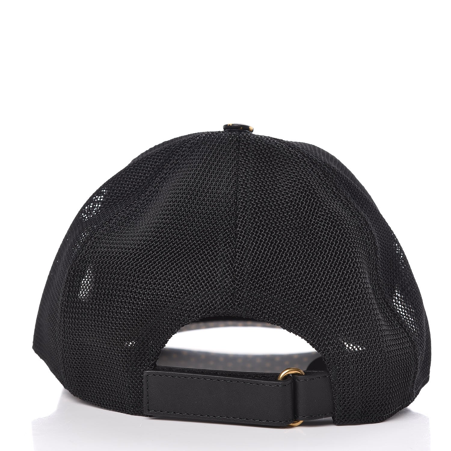 Gucci X SEGA Calfskin GUCCY Stars Baseball Hat S Black Gold 4 of 7