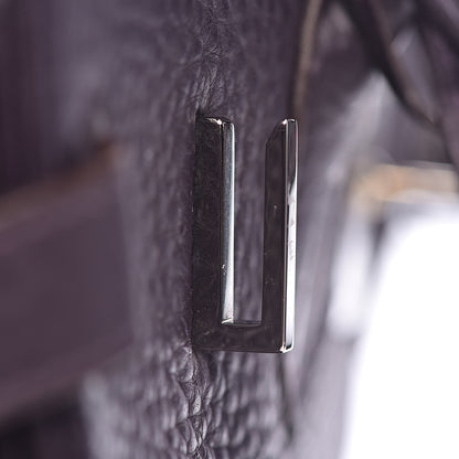 Hermes Taurillon Clemence Birkin 30 Raisin 27 of 39