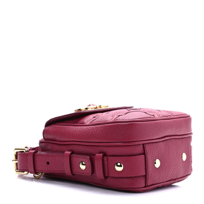 Salvatore Ferragamo Calfskin Gancini Camera Case Melagrana 3 of 9