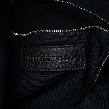 Burberry Calfskin Studded Medium Susanna Hobo Black 6 of 9