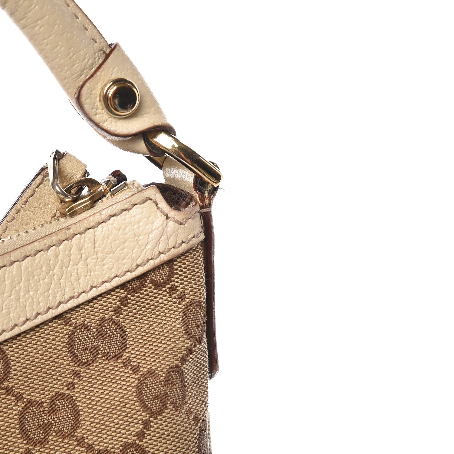 Gucci Monogram Pocket Hobo Off White 14 of 15