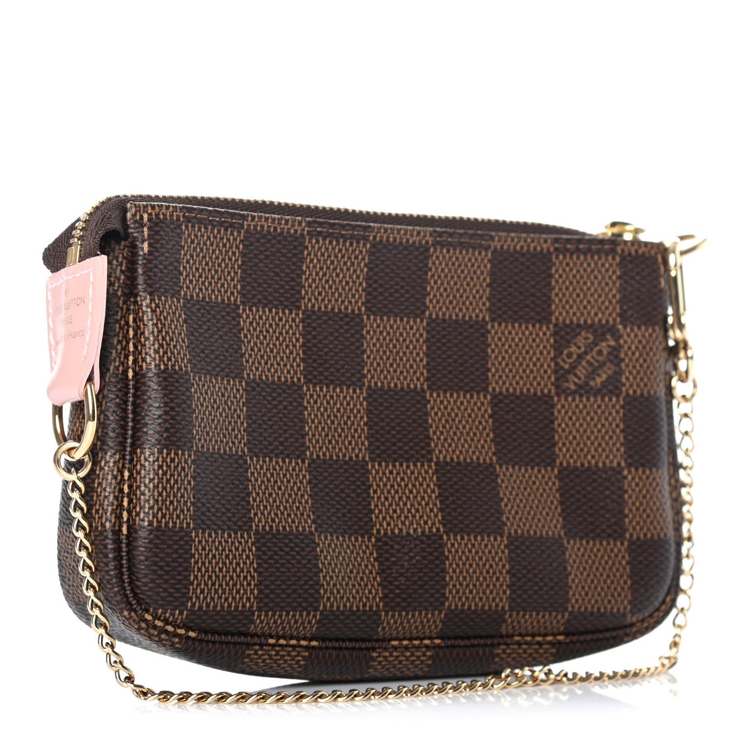 Damier Ebene 2020 Christmas Animation Big Wheel Mini Pochette Accessories Rose Ballerine