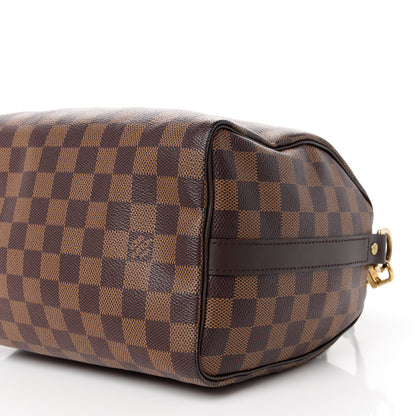 Louis Vuitton Damier Ebene Speedy Bandouliere 25 14 of 15