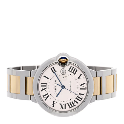 Cartier Stainless Steel 18K Yellow Gold 42mm Ballon Bleu De Cartier Automatic Watch 2 of 5