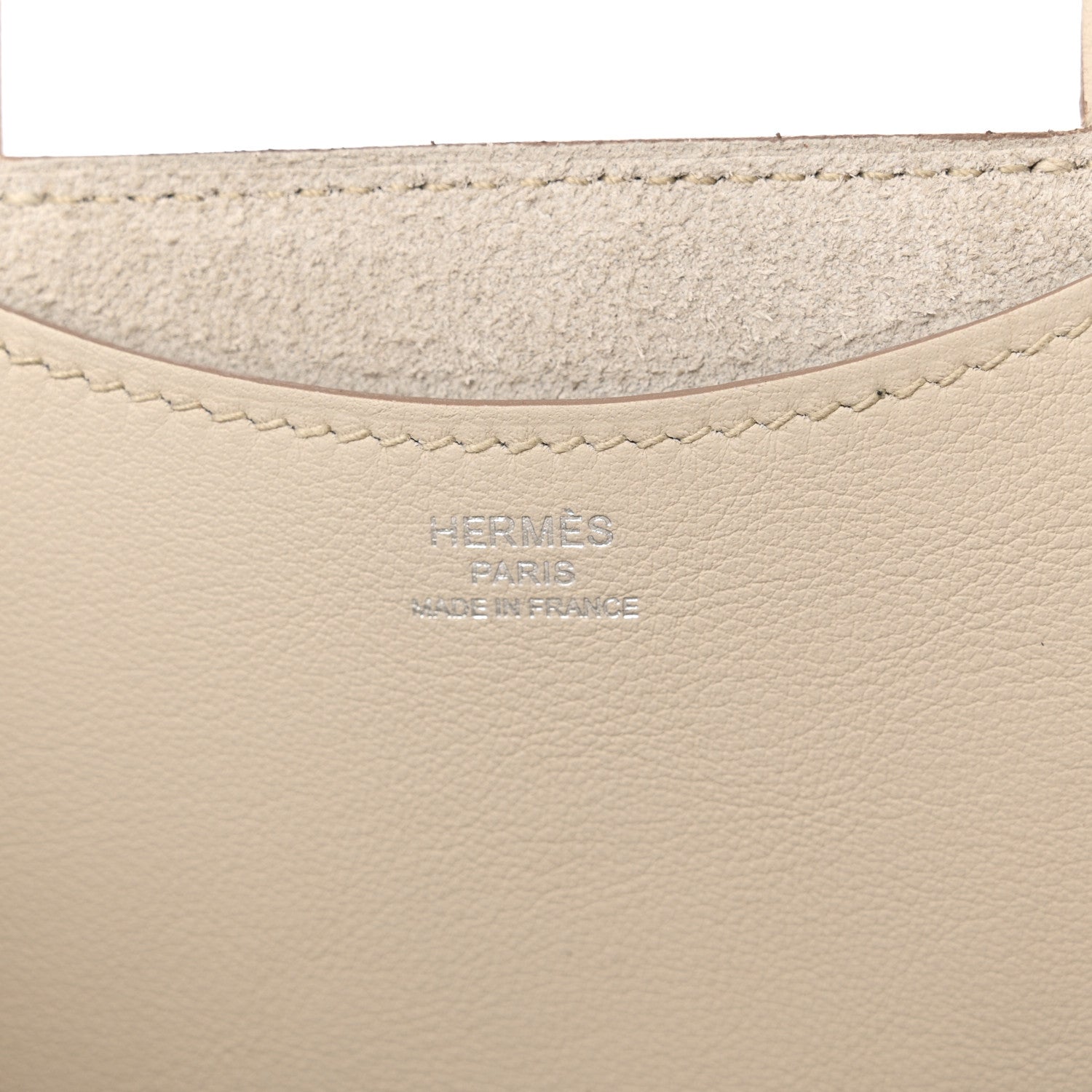 Hermes Taurillon Clemence Swift In-The-Loop 18 Bag Beton 7 of 11