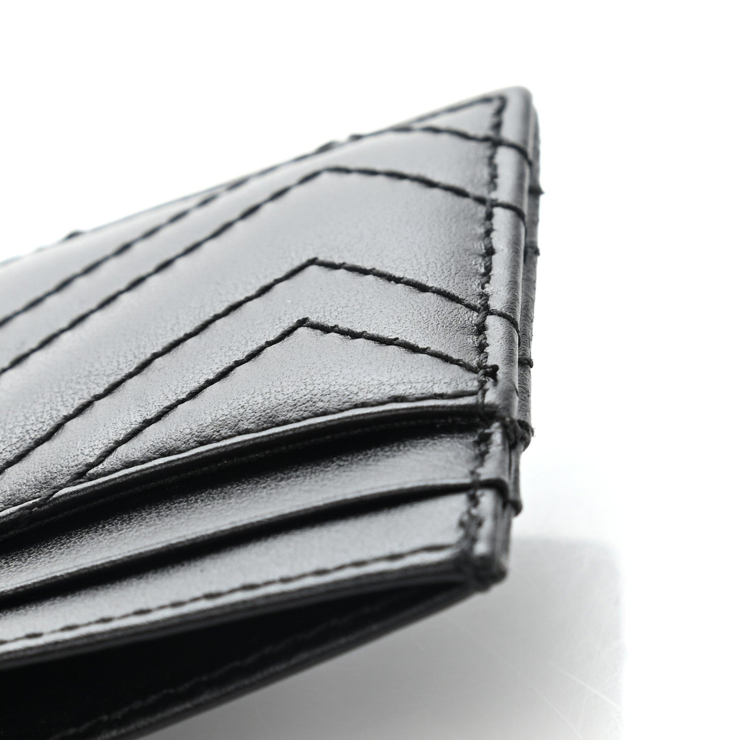 Gucci Calfskin Matelasse GG Marmont Card Holder Black 7 of 7