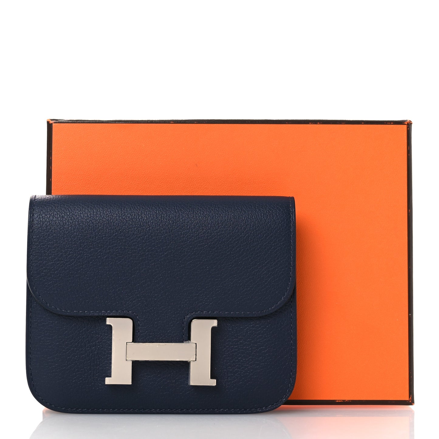 Evercolor Constance Slim Wallet Bleu Nuit