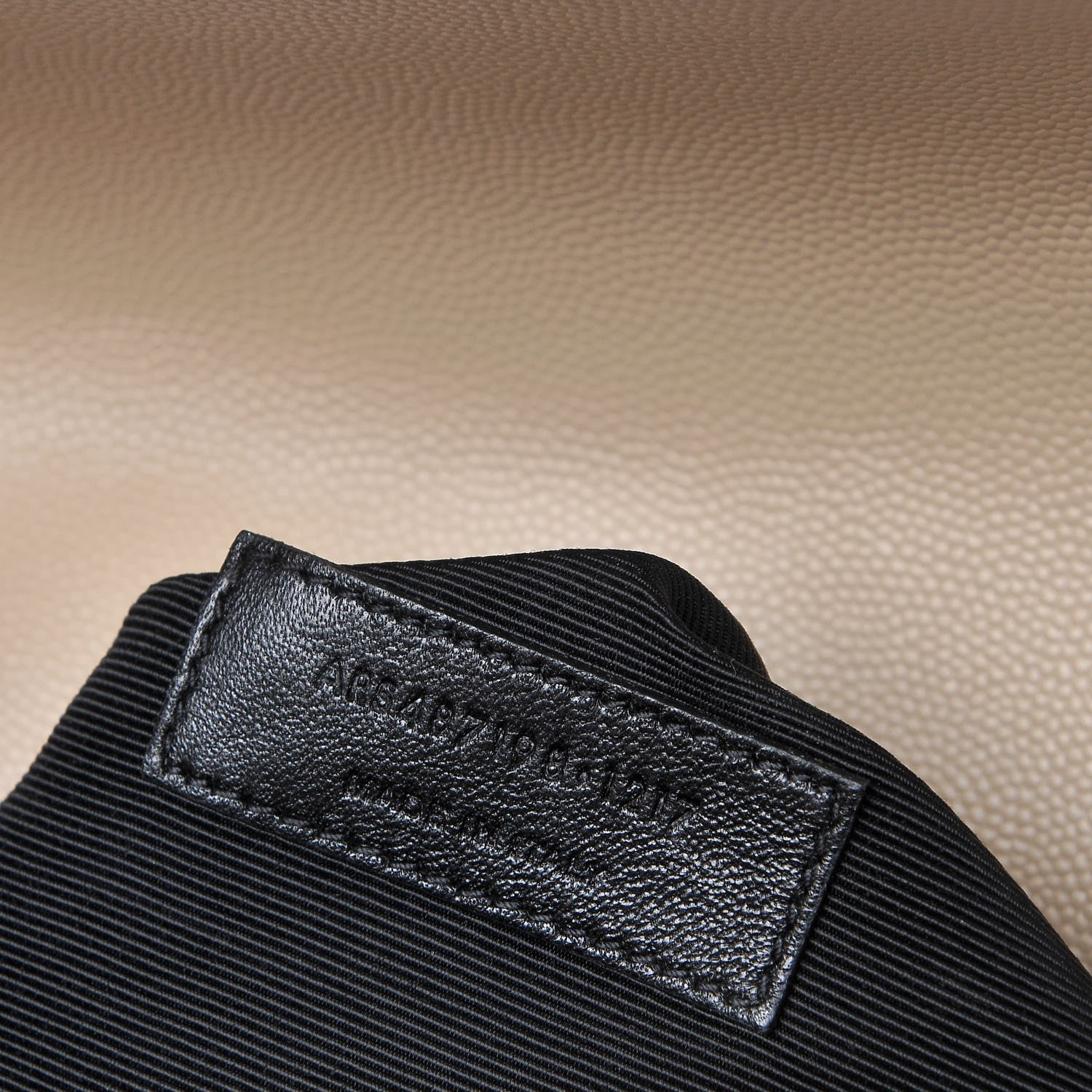 Saint Laurent Grain De Poudre Mixed Matelasse Large Triquilt Monogram Satchel Nude Powder 7 of 7