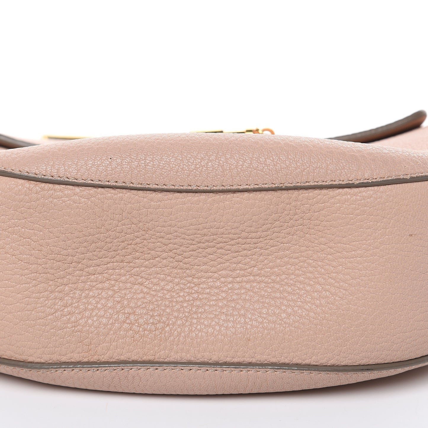 Grained Lambskin Drew Shoulder Bag Cement Pink