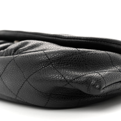 Chanel Caviar Half Moon Wallet On Chain WOC Black 11 of 12