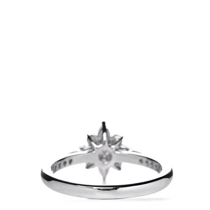 Tiffany Platinum Marquise Diamond Victoria Cluster Ring 50 5.25 4 of 5