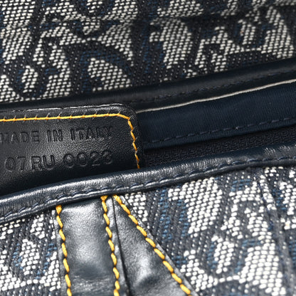 Christian Dior Monogram Saddle Bag Blue 7 of 10