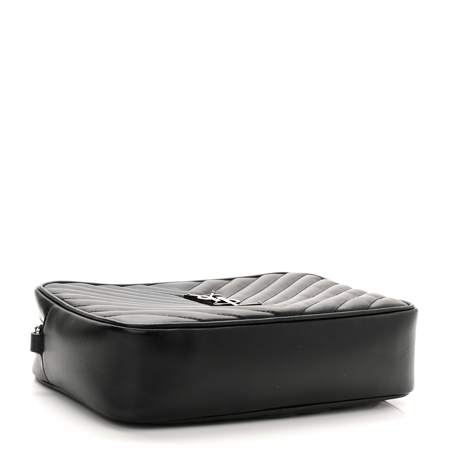 Calfskin Matelasse Monogram Lou Camera Bag Black