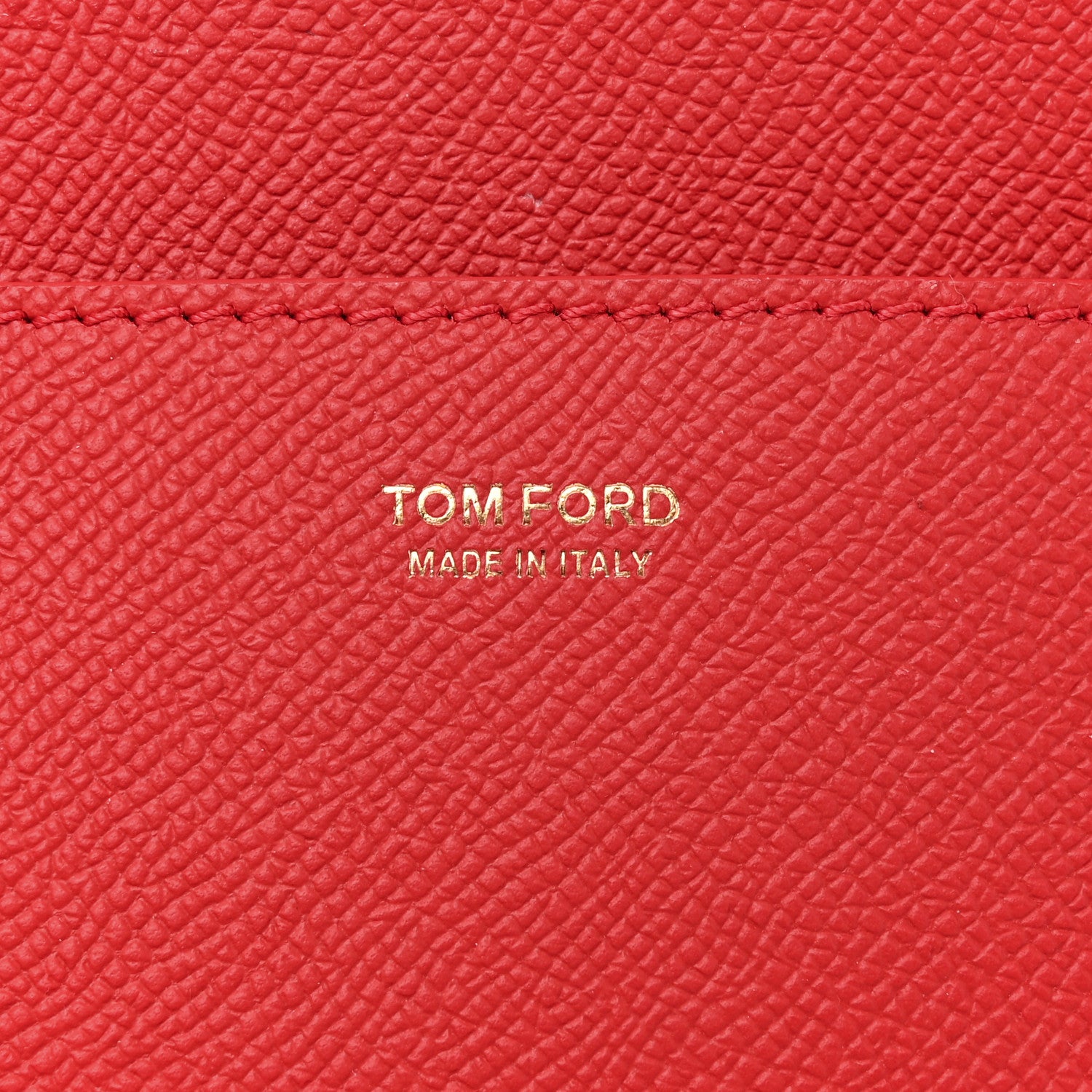 Tom Ford Grained Calfskin Medium Double Strap Jennifer Crossbody Red 7 of 12