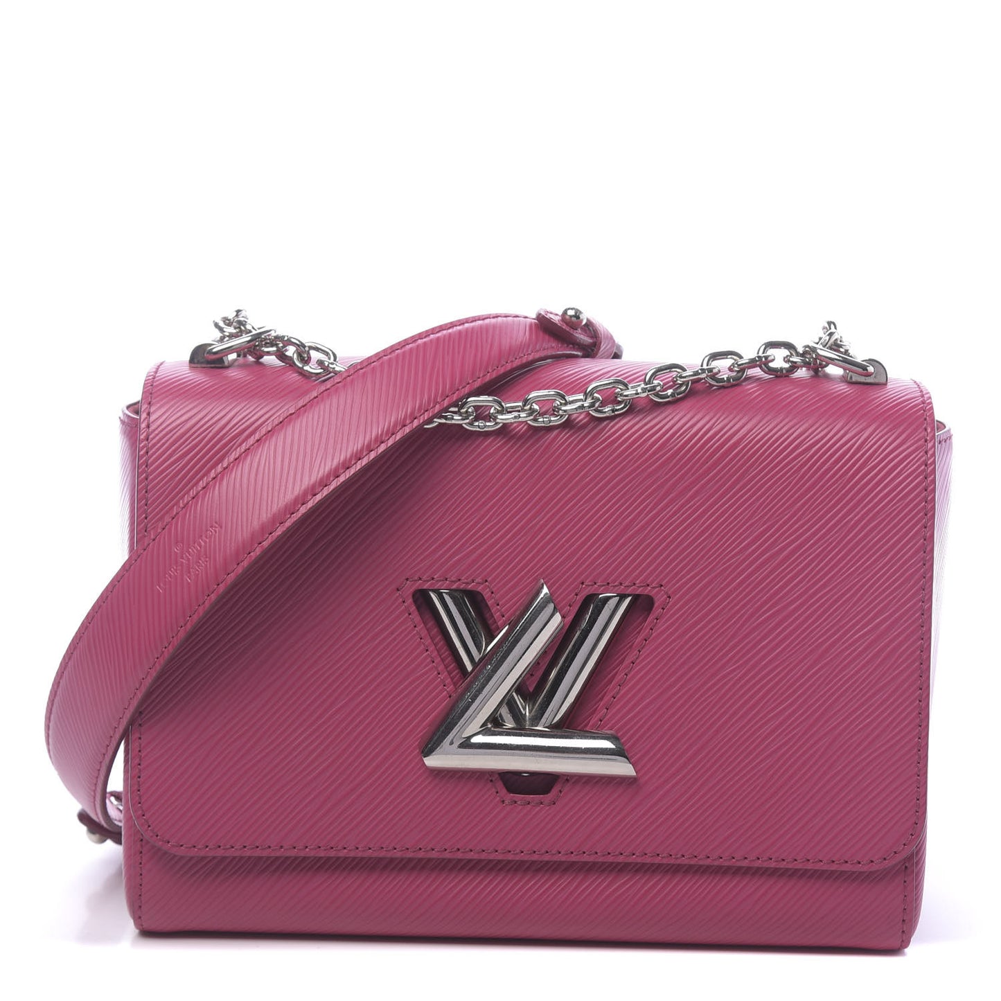 Epi Twist Shoulder Bag MM Fuchsia