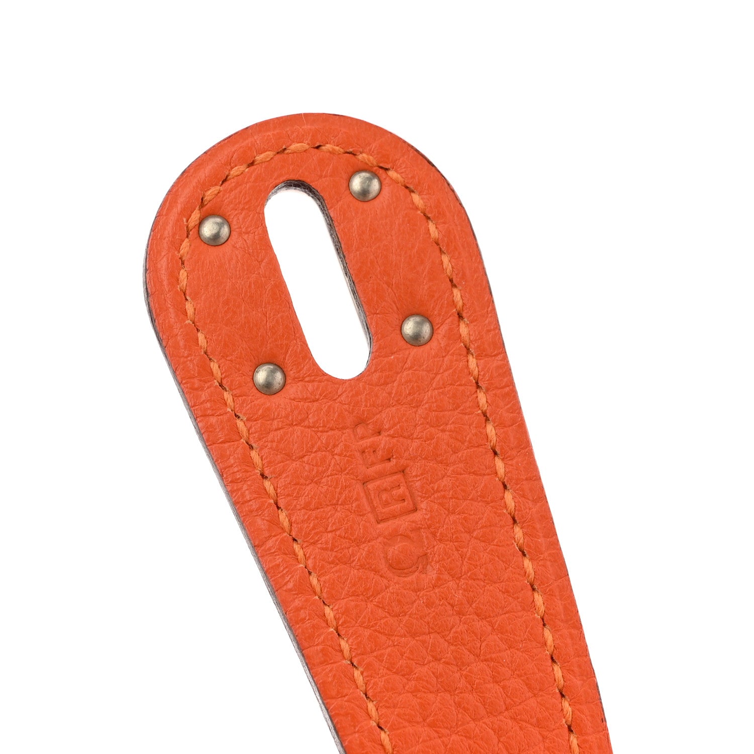 Hermes Taurillon Clemence Lindy 34 Orange 7 of 11