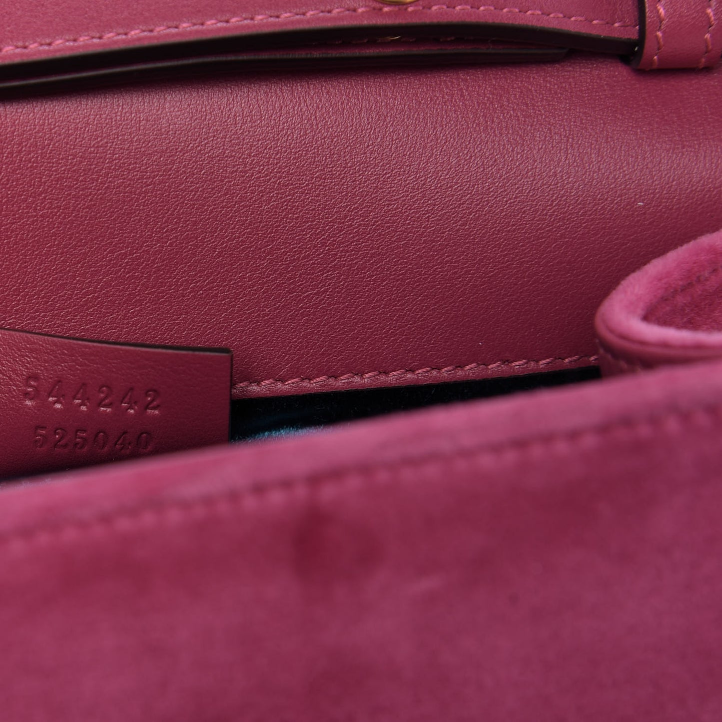 Velvet Crystal Square G Shoulder Bag Light Raspberry Rose