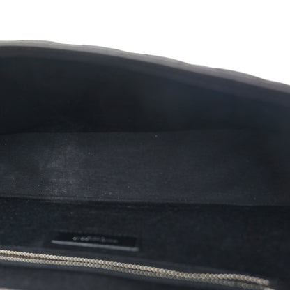 Saint Laurent Grain De Poudre Textured Mixed Matelasse Large Triquilt Monogram Satchel Earth 5 of 10