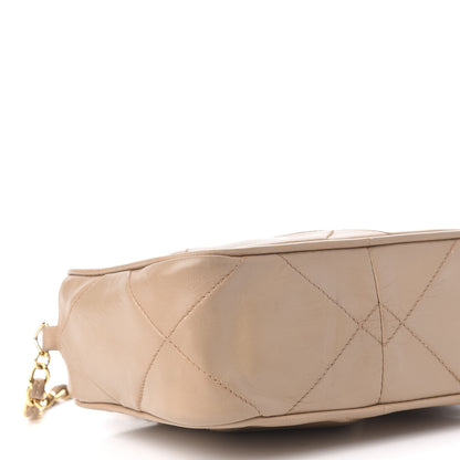Chanel Lambskin Quilted Tassel Camera Case Beige 10 of 13