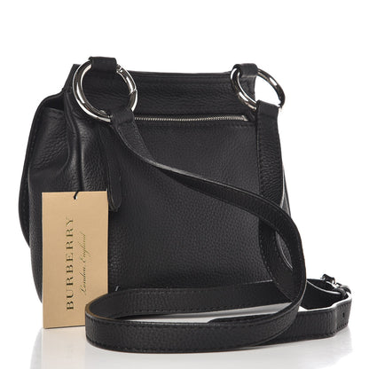 Burberry Soft Grain Calfskin Baby Bridle Saddle Bag Black 4 of 11