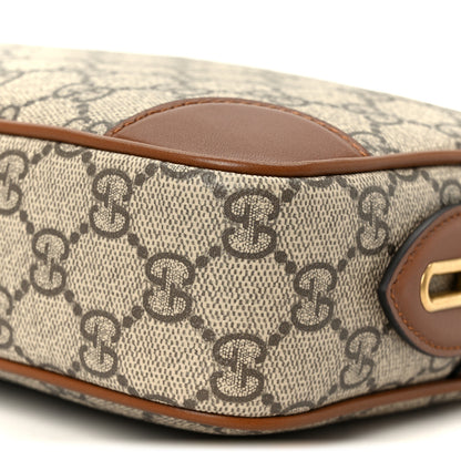 Gucci GG Supreme Monogram Mini Camera Bag Beige Ebony Old Sundial 11 of 11