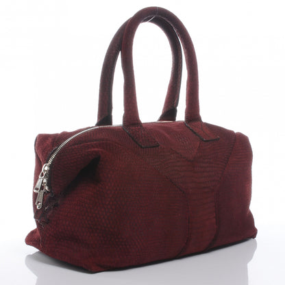 Saint Laurent Suede Printed Medium Easy Y Bag 3 of 7